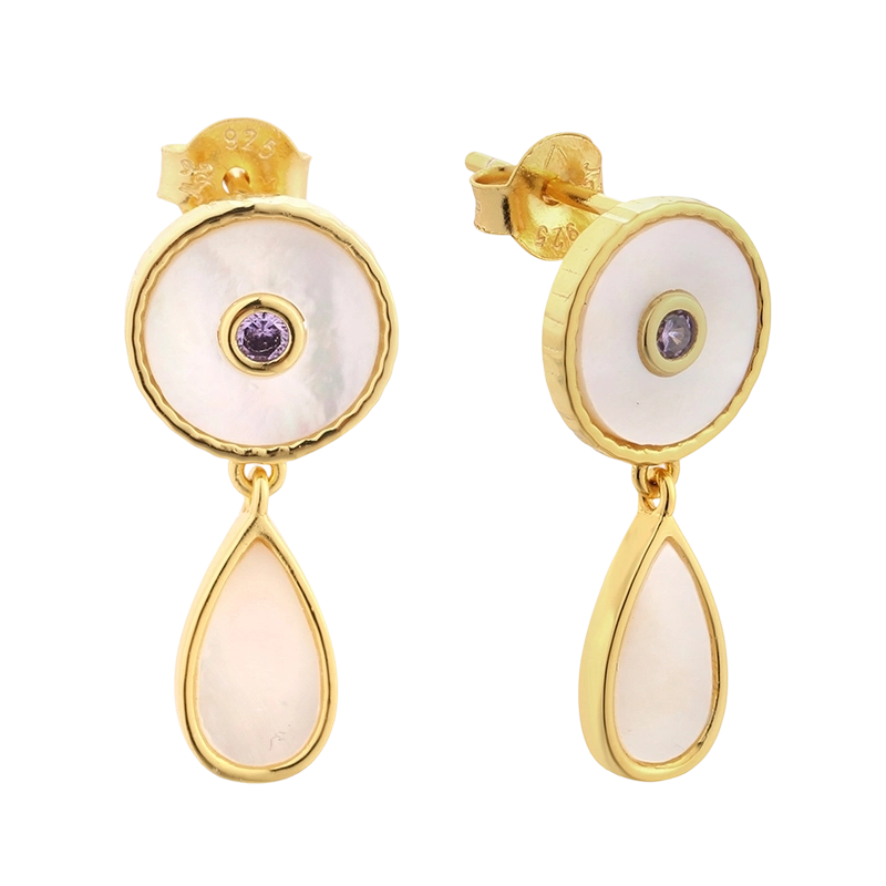 E08211 925 Sterling S&oslash;lv MOP &Oslash;rering